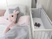 Nauja mini kūdikių lovelė su čiužinuku - nuotraukos Nr. 2