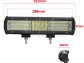 9d LED bar žibintai visureigiam 4x4 Cree 675w 540w - nuotraukos Nr. 17