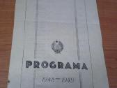Teatro programa. 1948-1949m