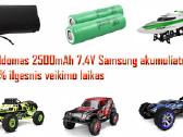 Wltoys 12428 2500mah akumuliatorius - nuotraukos Nr. 6