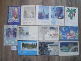 Senos atvirutės naujametinės -1966m. - nuotraukos Nr. 2