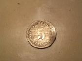 Monetos. 5 pfennig 1878m. - nuotraukos Nr. 3