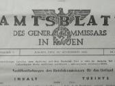 1942 m. Reichs komisaro nutarimai Kaune