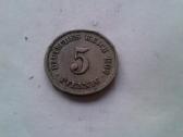 Monetos. 5 pfennig 1907m