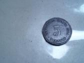 Moneta.5 pfennig 1910m - nuotraukos Nr. 3