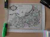 Originalus 1762 m. Prūsijos žemėlapis