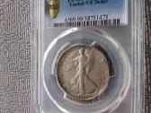 1/2 dolerio 1917m. Walking Liberty (Pcgs) Vf