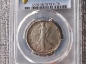 1/2 dolerio 1917m. Walking Liberty (Pcgs) Vf - nuotraukos Nr. 2