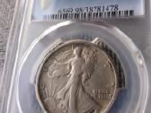1/2 dolerio 1917m. Walking Liberty (Pcgs) Vf - nuotraukos Nr. 4