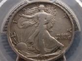 1/2 dolerio 1917m. Walking Liberty (Pcgs) Vf - nuotraukos Nr. 5