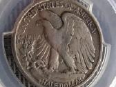 1/2 dolerio 1917m. Walking Liberty (Pcgs) Vf - nuotraukos Nr. 9