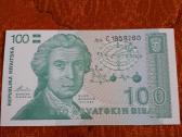 Kroatija 100 Dinarų 1991m. Unc
