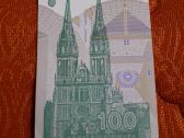 Kroatija 100 Dinarų 1991m. Unc - nuotraukos Nr. 2