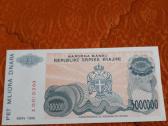 Kroatija 5 000 000 Dinarų 1993m. Unc - nuotraukos Nr. 2