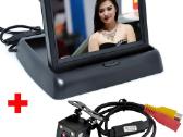Galinio vaizdo parkavimo kamera ir LCD monitorius