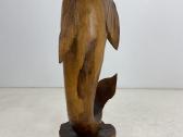 Medinė delfino skulptūra - nuotraukos Nr. 4