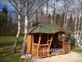 Pavėsinės, šulinio apdaila,vaikų žaidimų aikštelės - nuotraukos Nr. 14