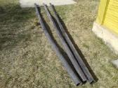 Plastikiniai vamzdžiai D100 (3 vnt. po 5,4 m)