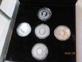 UK 2015 metu sidabro 5 monetu rinkinys -one crown - nuotraukos Nr. 2