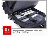 Oxford Swiss kuprinė (53x33x23cm) 17" laptop - nuotraukos Nr. 13