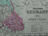 1855 m. Prūsijos originalus žemėlapis - nuotraukos Nr. 8