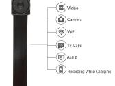 Mini WiFi Ip Full HD 1080p slapta kamera - nuotraukos Nr. 4