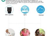 Mini WiFi Ip Full HD 1080p slapta kamera - nuotraukos Nr. 7