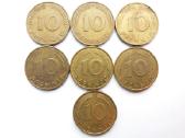 Vokietijos (VFR) 10 pfenigų nominalo monetos - nuotraukos Nr. 11