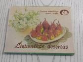 Lietuviški desertai atvirukų rinkinyje - nuotraukos Nr. 3