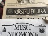 Įvairūs seni laikraščiai - nuotraukos Nr. 4