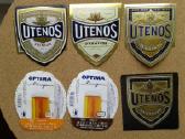 Alaus etiketės ,Utenos" - nuotraukos Nr. 3