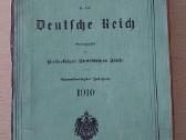 Vokietijos Reicho statistikos metraštis 1910 m.