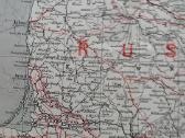 Rytų Europos karo žemėlapis 1914/1915 - nuotraukos Nr. 3