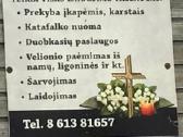Paslaugos Kelmės,telšių ir Šiaulių rajonuose