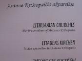 Lietuvos bažnyčios antanas krištopaitis akvarele - nuotraukos Nr. 4
