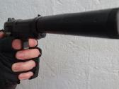 Beretta – Airsoft metalinis pistoletas su duslintu - nuotraukos Nr. 5