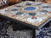 Marmuro mozaikos stalas (Pietre Dure), Italija