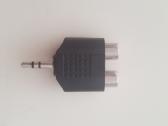 Perėjimas 2.5mm kištukas-2xrca lizdai 2.5mm Rca - nuotraukos Nr. 2