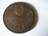 CCCP stalo medalis.zr. foto.sunkaus metalo