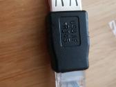 Perėjimas Usb-rj45, jungtis Usb lizdas-lizdas
