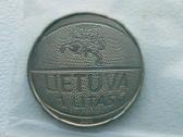 1 litas 2011m Unc iš bankinio ritinėlio