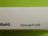 Išorinė baterija - pakrovėjas 2200mah,ouput5v, in5 - nuotraukos Nr. 2