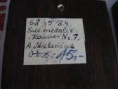 Kolekciniai Autoriniai medaliai 5 vnt. .zr. foto. - nuotraukos Nr. 9