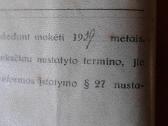 Tarpukario dokumentai,prusijos dokum. 1907 m. - nuotraukos Nr. 3