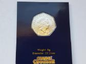 UK 2019m. 50p Britania Bu - nuotraukos Nr. 2