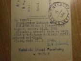 Wisla kosciol kotolicki su antspaudų cenzūra 1945m - nuotraukos Nr. 2