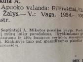 Knyga: Mikuta Algimantas "Apuoko valanda" - nuotraukos Nr. 3