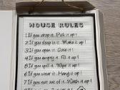 Interjero dekoracija "House rules" - nuotraukos Nr. 2
