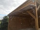 Stogeliai virš lauko durų.prancūziški balkonai - nuotraukos Nr. 20