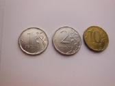 Rusijos 2016m, monetu rinkinys 1rub,2rub,10rub.unc - nuotraukos Nr. 2